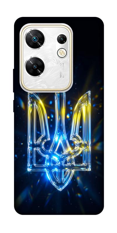 Чохол itsPrint Glass trident для Infinix Zero 30 4G, love ukraine, купити оптом з доставкою