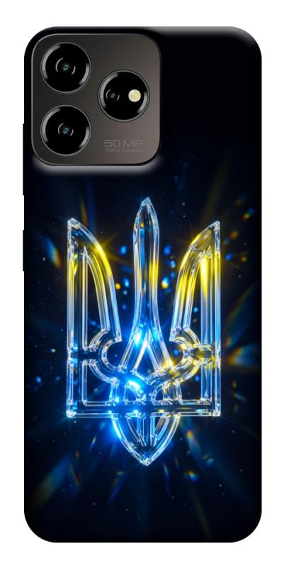 Чохол itsPrint Glass trident для ZTE Blade V50 Desing 4G, love ukraine, купити оптом з доставкою
