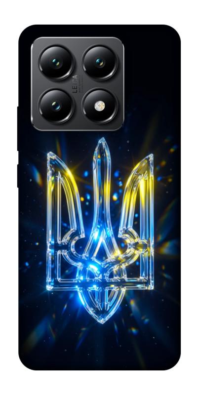 Чохол itsPrint Glass trident для Xiaomi 14T, love ukraine, купити оптом з доставкою