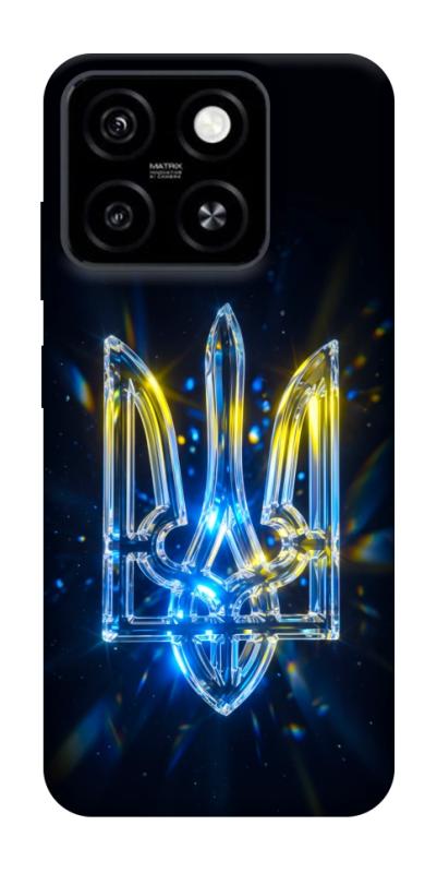 Чохол itsPrint Glass trident для ZTE Blade A55 4G, love ukraine, купити оптом з доставкою
