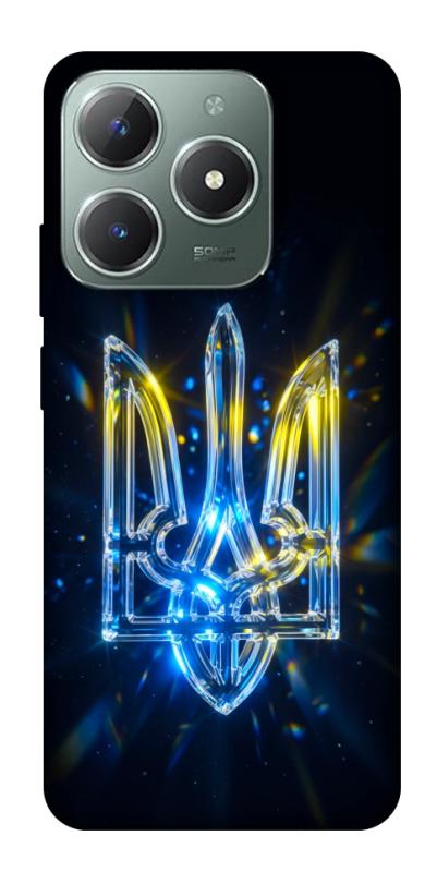 Чохол itsPrint Glass trident для Realme C61 4G, love ukraine, купити оптом з доставкою