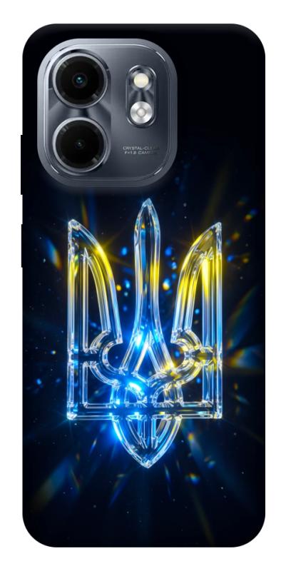 Чохол itsPrint Glass trident для Infinix Smart 9 4G / Hot 50i, love ukraine, купити оптом з доставкою