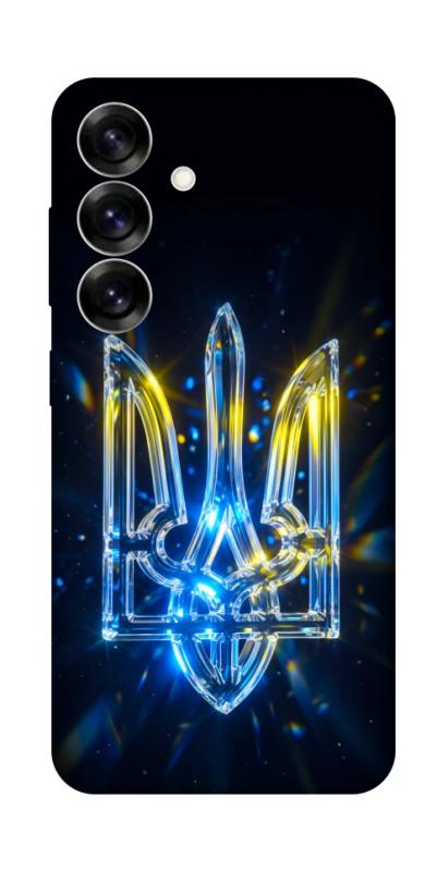 Чохол itsPrint Glass trident для Samsung Galaxy S25+, love ukraine, купити оптом з доставкою