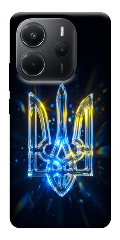 Чохол itsPrint Glass trident для Xiaomi Redmi Note 14 4G (Int. version), love ukraine, купити оптом з доставкою