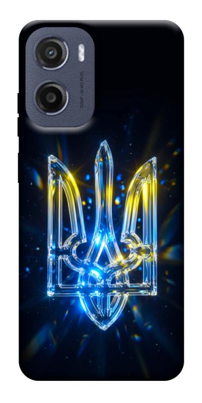 Чохол itsPrint Glass trident для Motorola Moto G05, love ukraine, купити оптом з доставкою