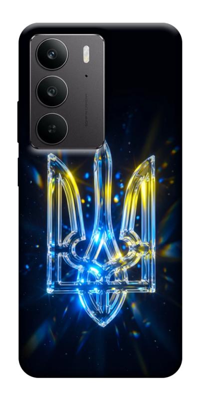 Чохол itsPrint Glass trident для Realme C75, love ukraine, купити оптом з доставкою