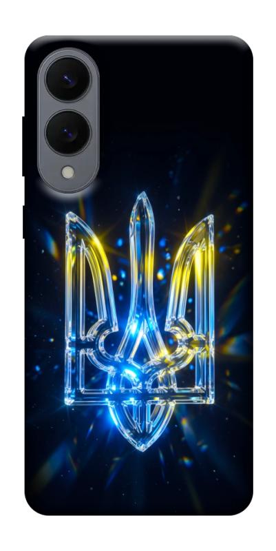 Чохол itsPrint Glass trident для Samsung Galaxy S25 Edge, love ukraine, купити оптом з доставкою
