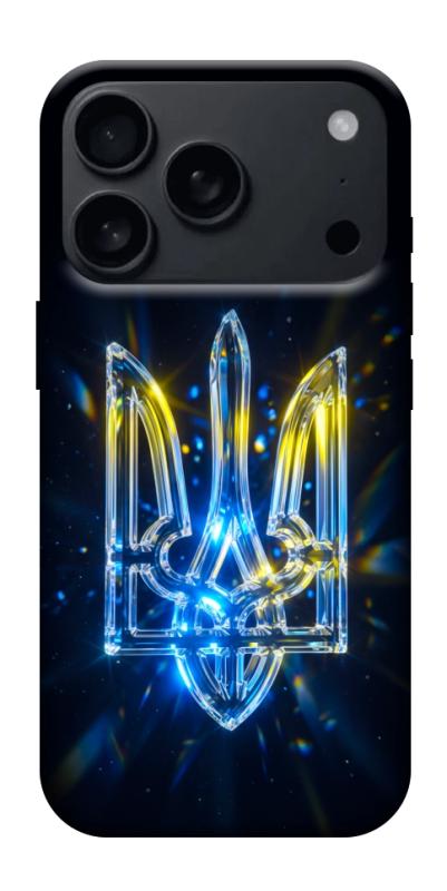 Чохол itsPrint Glass trident для Apple iPhone 17 Pro Max (6.9"), love ukraine, купити оптом з доставкою