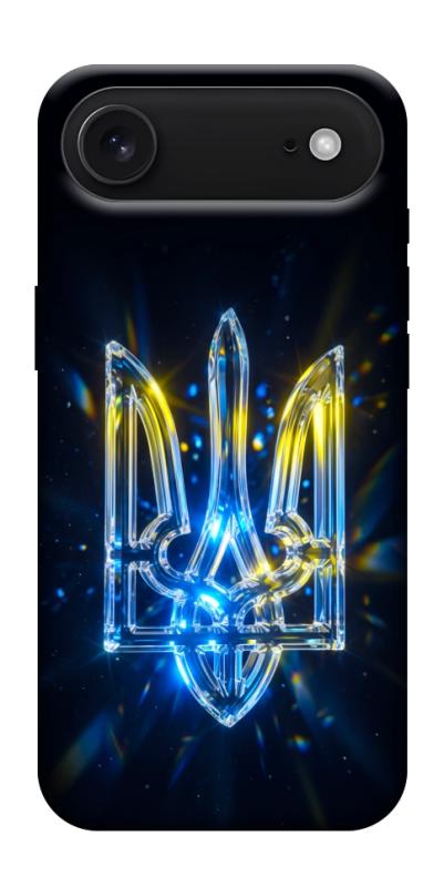 Чохол itsPrint Glass trident для Apple iPhone 17 Air (6.5"), love ukraine, купити оптом з доставкою
