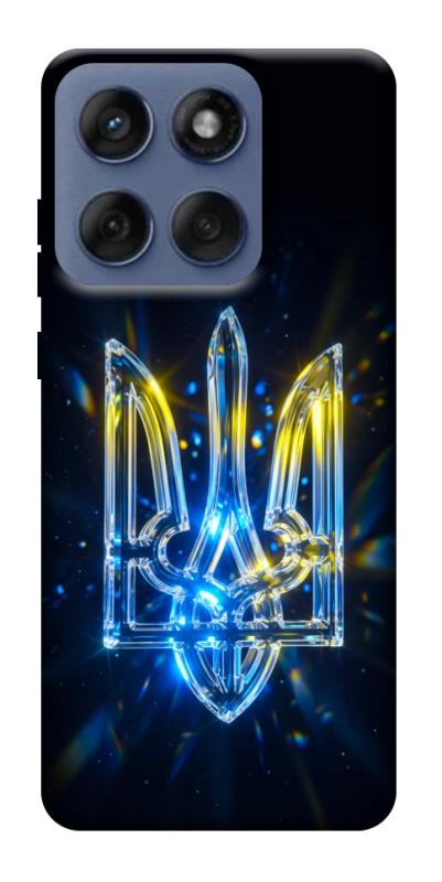 Чохол itsPrint Glass trident для Motorola Edge 60 Fusion, love ukraine, купити оптом з доставкою