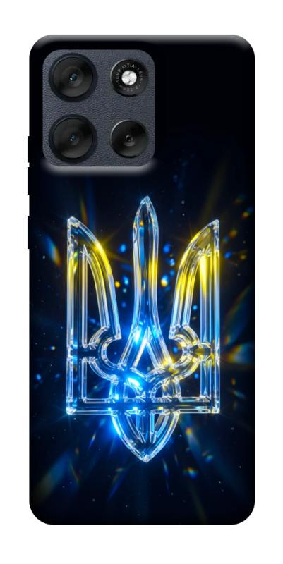 Чохол itsPrint Glass trident для Motorola Moto G56 5G, love ukraine, купити оптом з доставкою
