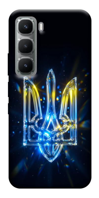 Чохол itsPrint Glass trident для Infinix Hot 60 Pro, love ukraine, купити оптом з доставкою