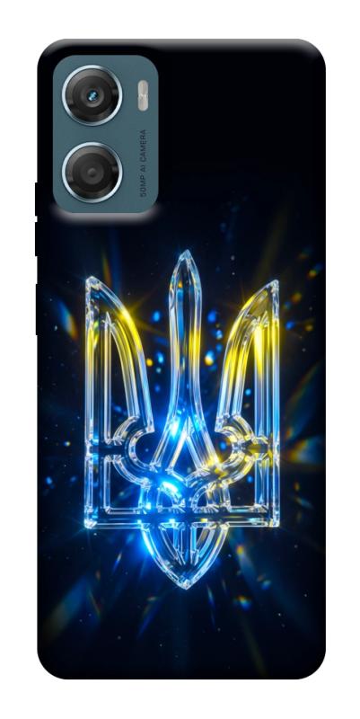 Чохол itsPrint Glass trident для Motorola Moto G06, love ukraine, купити оптом з доставкою
