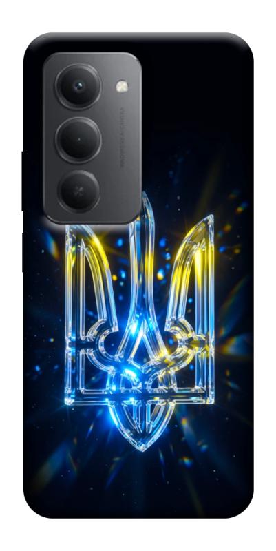Чохол itsPrint Glass trident для Xiaomi Redmi 15 4G (Global) / 5G, love ukraine, купити оптом з доставкою