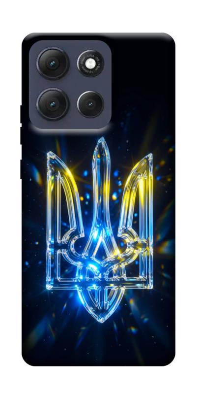 Чохол itsPrint Glass trident для Motorola Moto G86 Power, love ukraine, купити оптом з доставкою