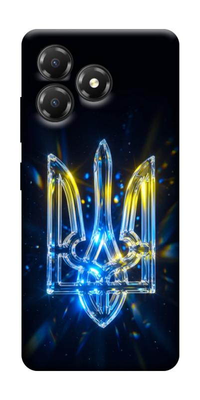 Чохол itsPrint Glass trident для ZTE Blade A36, love ukraine, купити оптом з доставкою