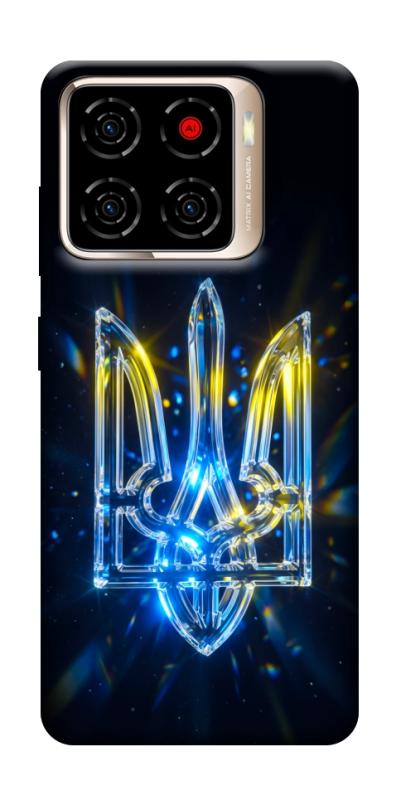 Чохол itsPrint Glass trident для ZTE Blade A56, love ukraine, купити оптом з доставкою