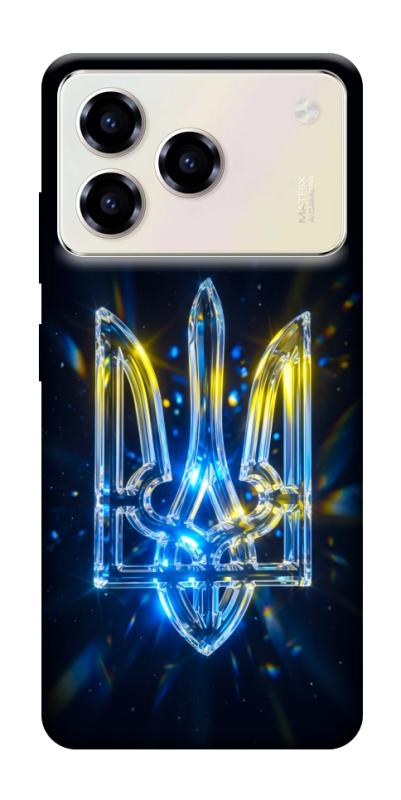 Чохол itsPrint Glass trident для ZTE Blade A76, love ukraine, купити оптом з доставкою