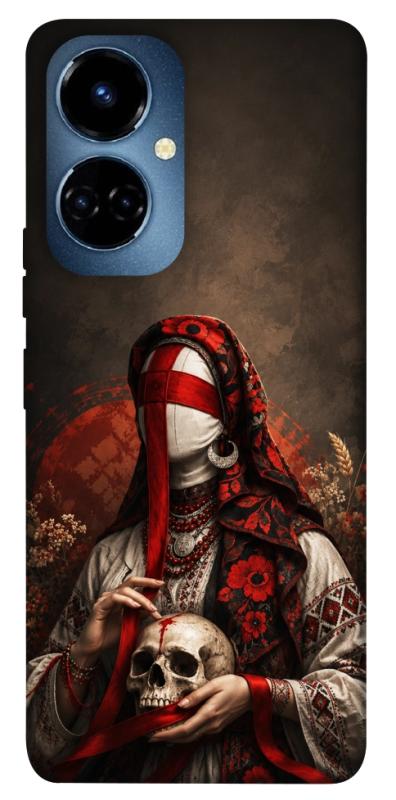Чохол itsPrint Slavic mystery girl для TECNO Camon 19 (CI6n) / 19 Pro (CI8n), love ukraine, купити оптом з доставкою