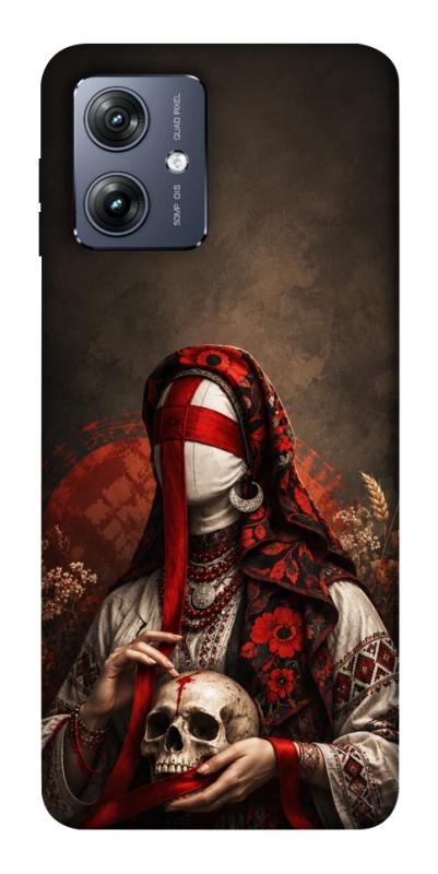 Чохол itsPrint Slavic mystery girl для Motorola Moto G54, love ukraine, купити оптом з доставкою
