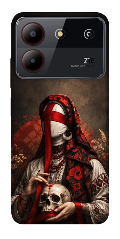 Чохол itsPrint Slavic mystery girl для ZTE Blade A54 4G, love ukraine, купити оптом з доставкою
