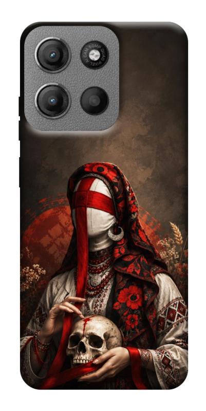 Чохол itsPrint Slavic mystery girl для Motorola Moto G15 4G, love ukraine, купити оптом з доставкою