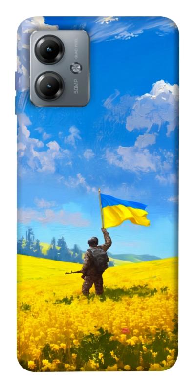 Чохол itsPrint Soldier для Motorola Moto G14, love ukraine, купити оптом з доставкою