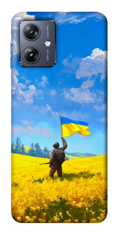 Чохол itsPrint Soldier для Motorola Moto G54, love ukraine, купити оптом з доставкою