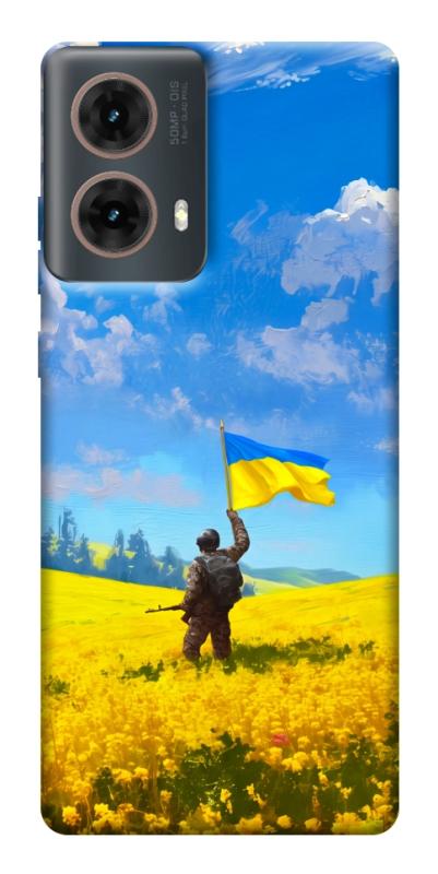 Чохол itsPrint Soldier для Motorola Moto G85, love ukraine, купити оптом з доставкою
