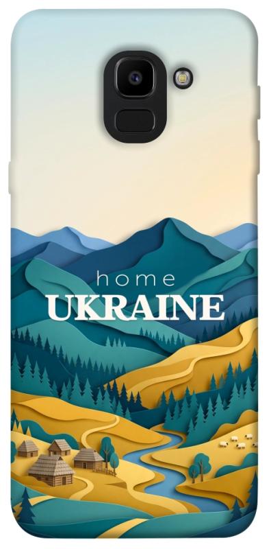 Чохол itsPrint Ukraine home для Samsung J600F Galaxy J6 (2018), love ukraine, купити оптом з доставкою