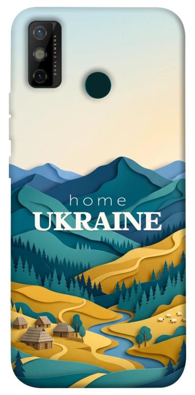 Чохол itsPrint Ukraine home для TECNO Spark 6 Go, love ukraine, купити оптом з доставкою