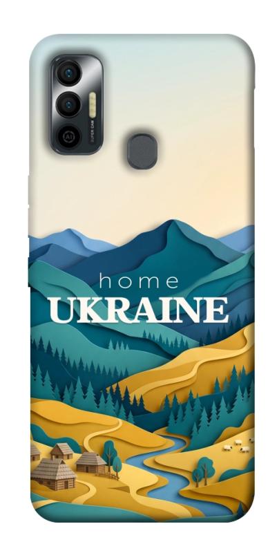Чохол itsPrint Ukraine home для TECNO Spark 7, love ukraine, купити оптом з доставкою