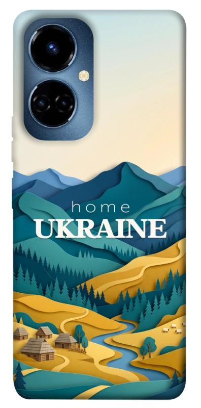 Чохол itsPrint Ukraine home для TECNO Camon 19 (CI6n) / 19 Pro (CI8n), love ukraine, купити оптом з доставкою