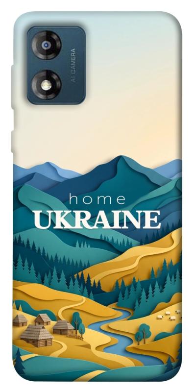 Чохол itsPrint Ukraine home для Motorola Moto E13, love ukraine, купити оптом з доставкою