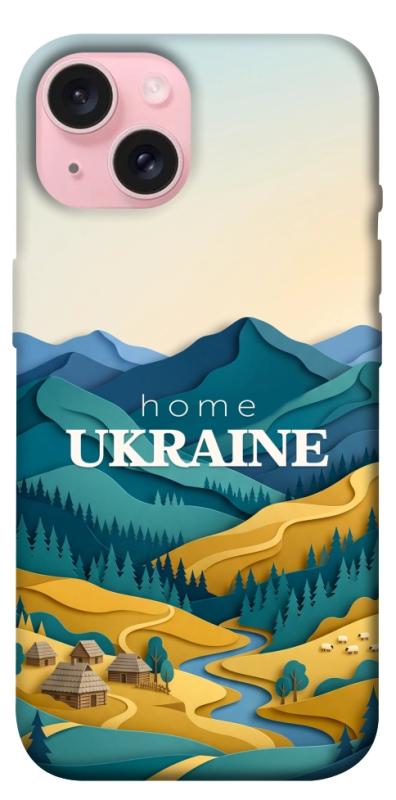 Чохол itsPrint Ukraine home для Apple iPhone 15 (6.1"), love ukraine, купити оптом з доставкою