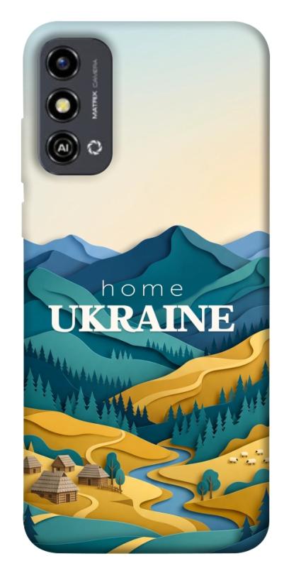 Чохол itsPrint Ukraine home для ZTE Blade A53, love ukraine, купити оптом з доставкою