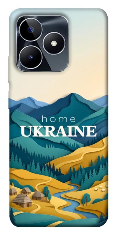Чохол itsPrint Ukraine home для Realme C53, love ukraine, купити оптом з доставкою