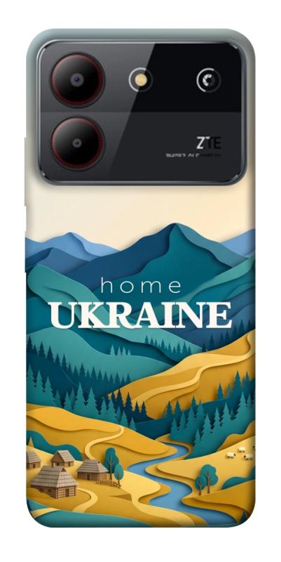 Чохол itsPrint Ukraine home для ZTE Blade A54 4G, love ukraine, купити оптом з доставкою
