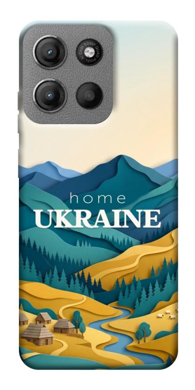 Чохол itsPrint Ukraine home для Motorola Moto G15 4G, love ukraine, купити оптом з доставкою