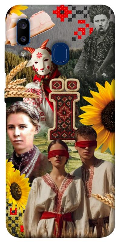 Чохол itsPrint Ukr collage для Samsung Galaxy A20 / A30, love ukraine, купити оптом з доставкою