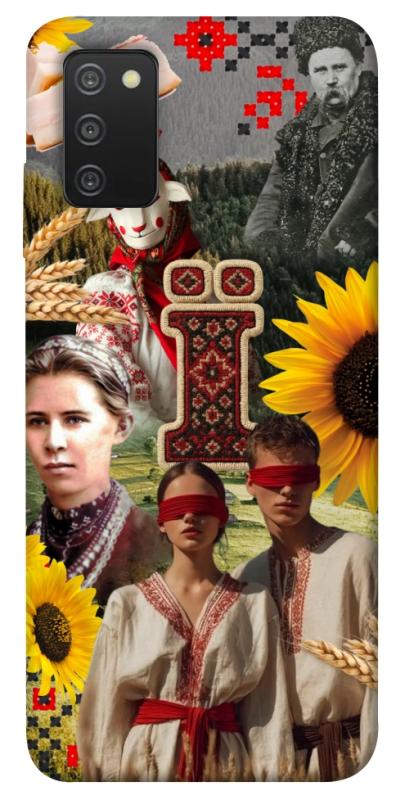 Чохол itsPrint Ukr collage для Samsung Galaxy A03s, love ukraine, купити оптом з доставкою