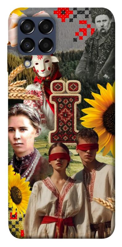 Чохол itsPrint Ukr collage для Samsung Galaxy M33 5G, love ukraine, купити оптом з доставкою