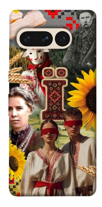 Чохол itsPrint Ukr collage для Google Pixel 7 Pro, love ukraine, купити оптом з доставкою