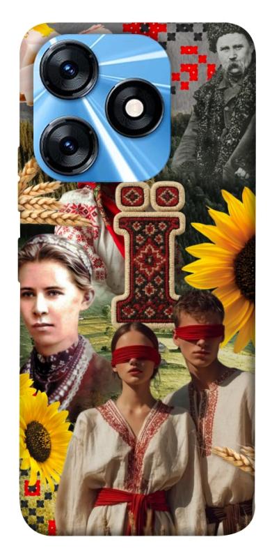 Чохол itsPrint Ukr collage для TECNO Spark 10 Pro, love ukraine, купити оптом з доставкою