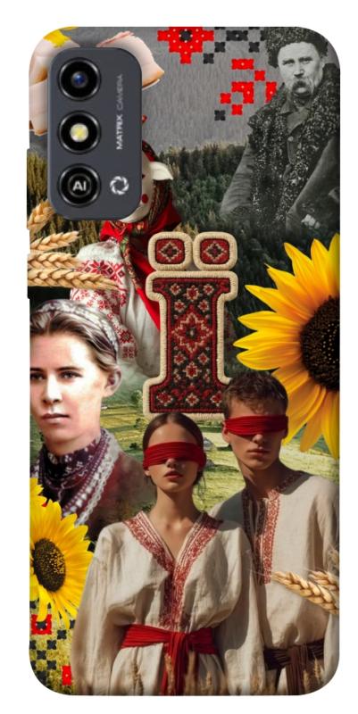 Чохол itsPrint Ukr collage для ZTE Blade A53, love ukraine, купити оптом з доставкою