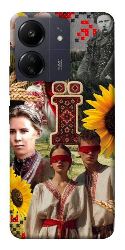Чохол itsPrint Ukr collage для Xiaomi Redmi 13C, love ukraine, купити оптом з доставкою