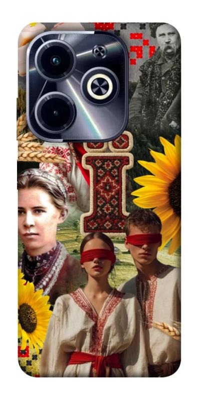 Чохол itsPrint Ukr collage для Infinix Hot 40i, love ukraine, купити оптом з доставкою