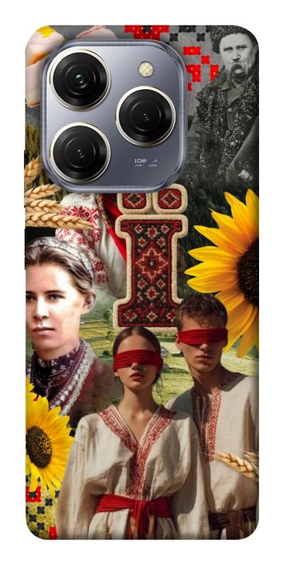 Чохол itsPrint Ukr collage для TECNO Spark 20 Pro, love ukraine, купити оптом з доставкою