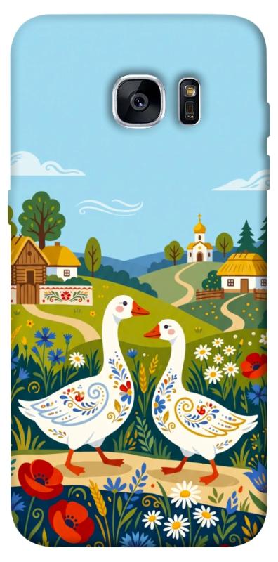 Чохол itsPrint Ukr gooses для Samsung G935F Galaxy S7 Edge, love ukraine, купити оптом з доставкою