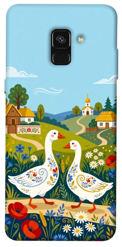 Чохол itsPrint Ukr gooses для Samsung A530 Galaxy A8 (2018), love ukraine, купити оптом з доставкою
